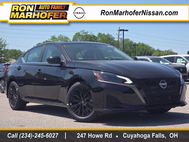 2026 Super Black Clearcoat Nissan Altima 2.5 SV FWD Sedan