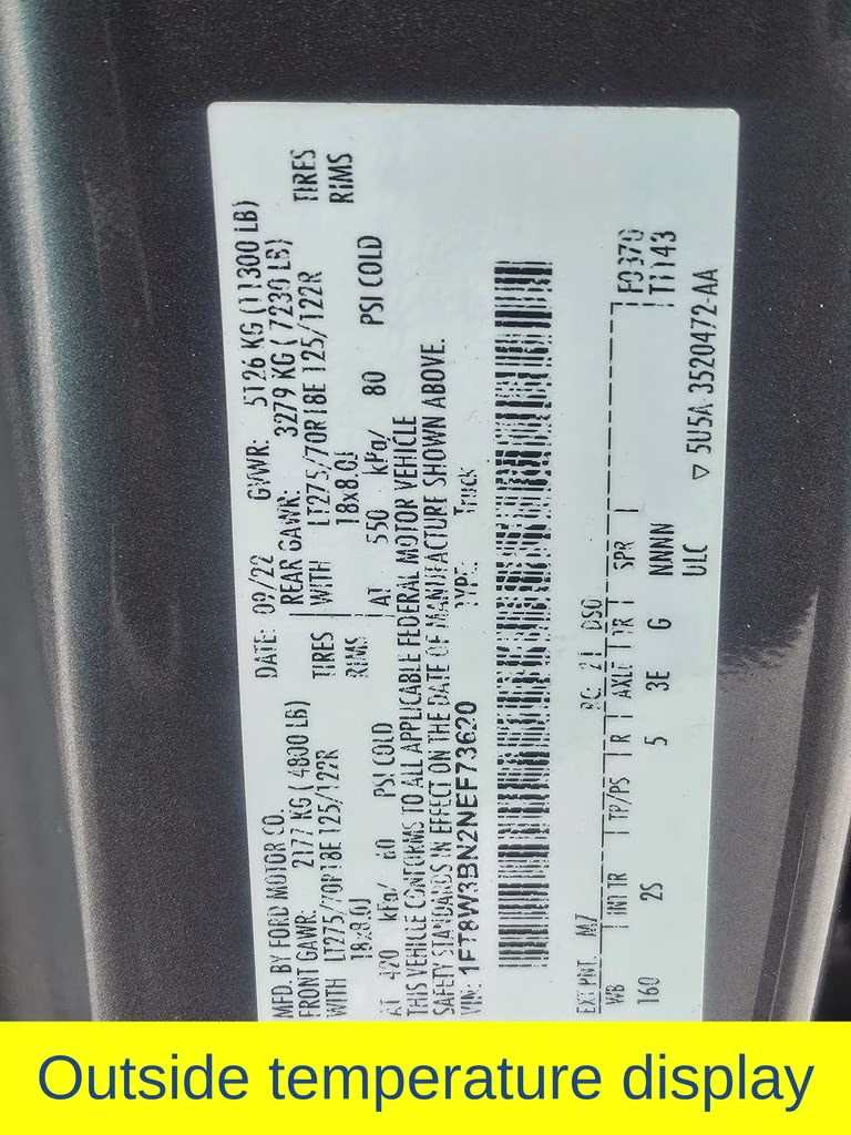 2022 Carbonized Gray Metallic Ford F-350SD XLT 4X4 Truck