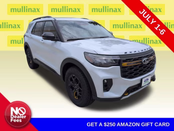 2026 White Metallic Ford Explorer Tremor 4X4 SUV