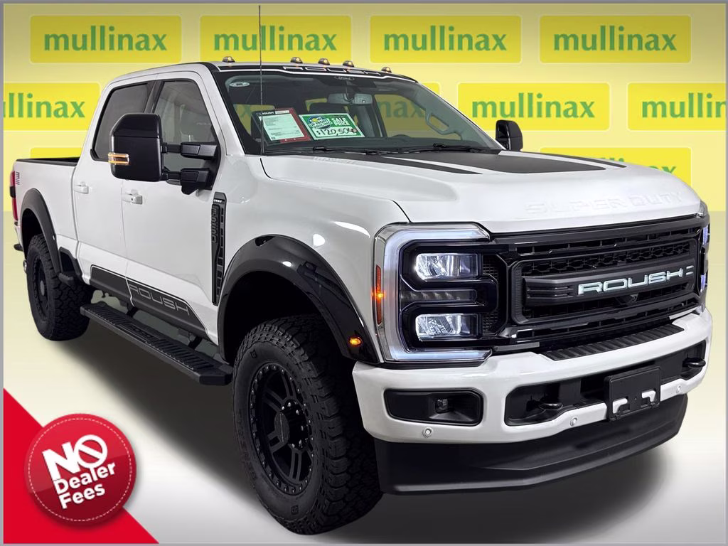 2026 Star White Metallic Tri-Coat Ford Super Duty F-250 SRW ROUSH 4X4 Truck