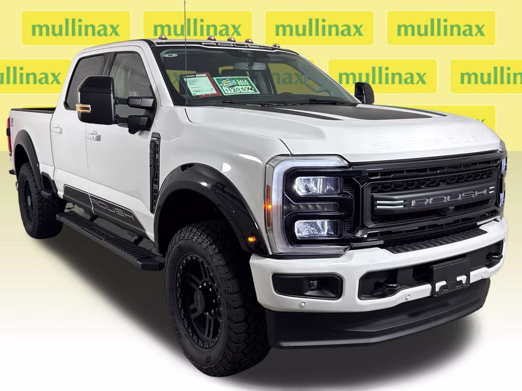 2026 Star White Metallic Tri-Coat Ford Super Duty F-250 SRW ROUSH 4X4 Truck