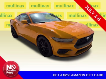 2026 Orange Fury Metallic Tri-Coat Ford Mustang EcoBoost RWD Coupe