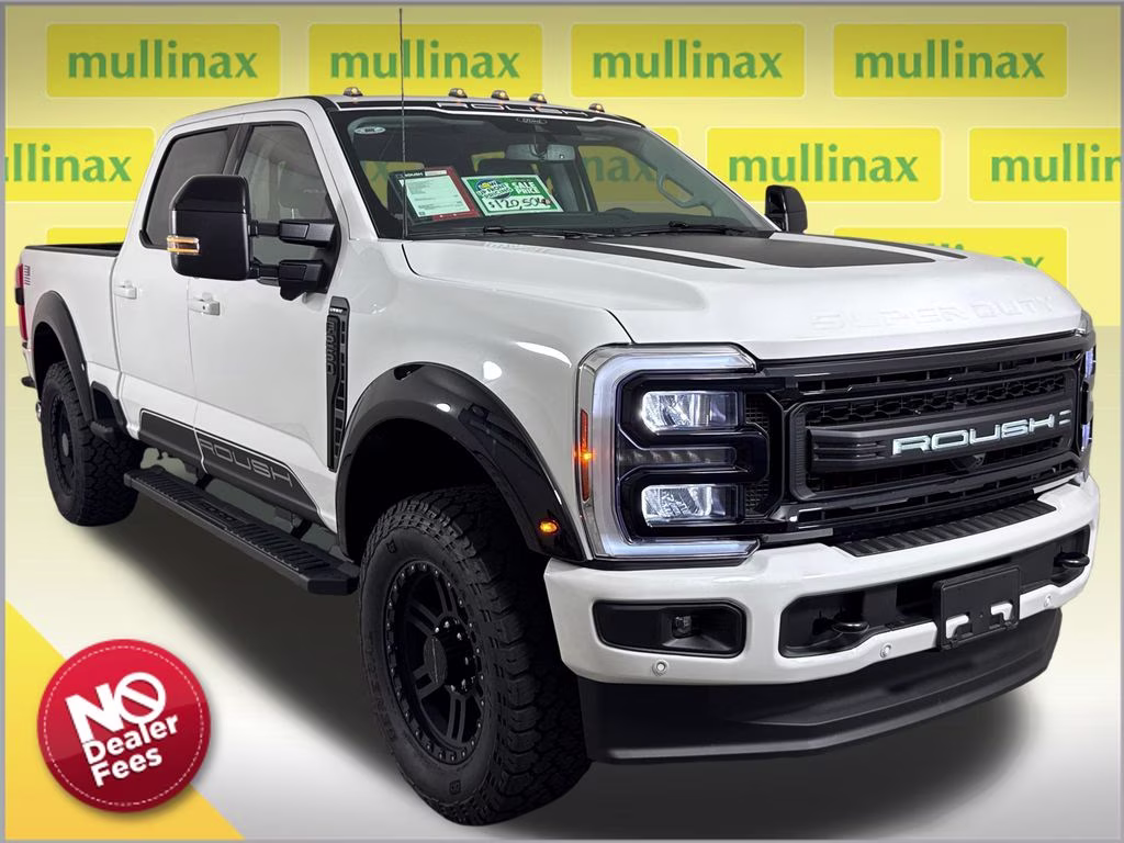 2026 Star White Metallic Tri-Coat Ford Super Duty F-250 SRW ROUSH 4X4 Truck