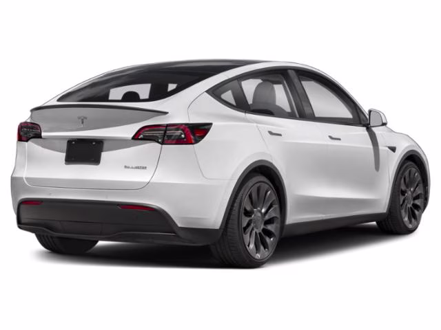 2023 White Tesla Model Y Long Range AWD SUV