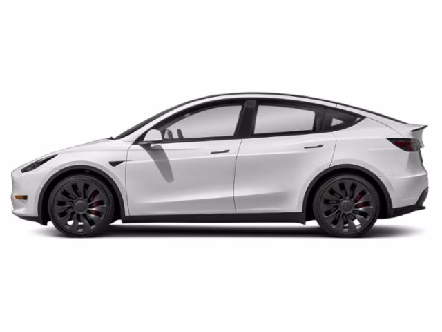 2023 White Tesla Model Y Long Range AWD SUV
