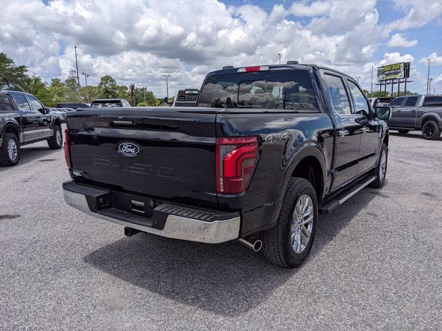 2024 Blue Metallic Ford F-150 Lariat 4X4 Truck