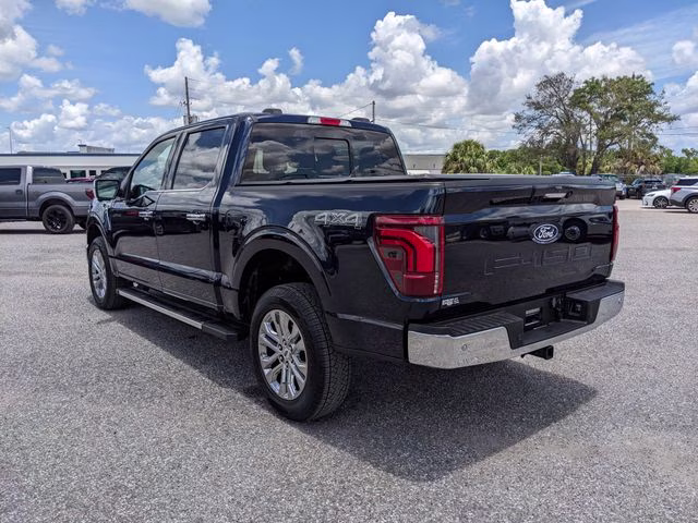 2024 Blue Metallic Ford F-150 Lariat 4X4 Truck