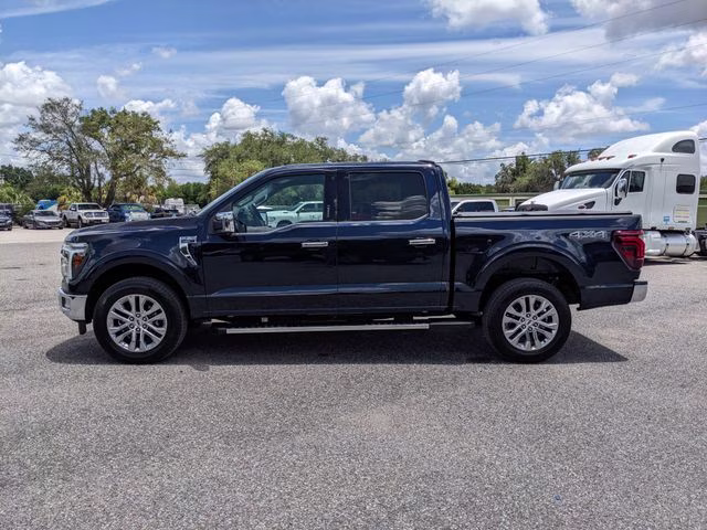 2024 Blue Metallic Ford F-150 Lariat 4X4 Truck