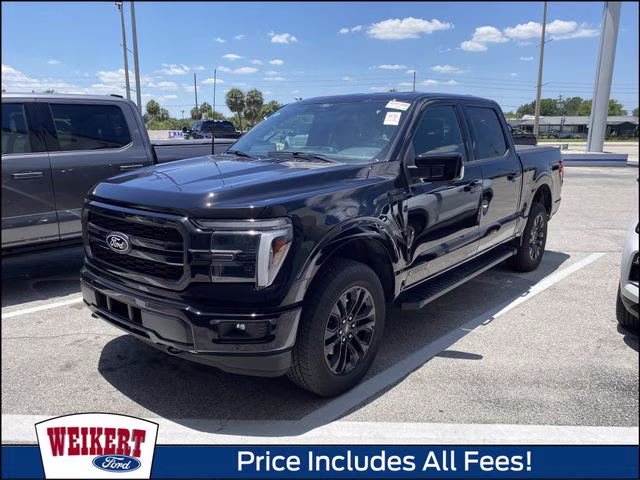 2025 Black Metallic Ford F-150 Lariat 4X4 Truck