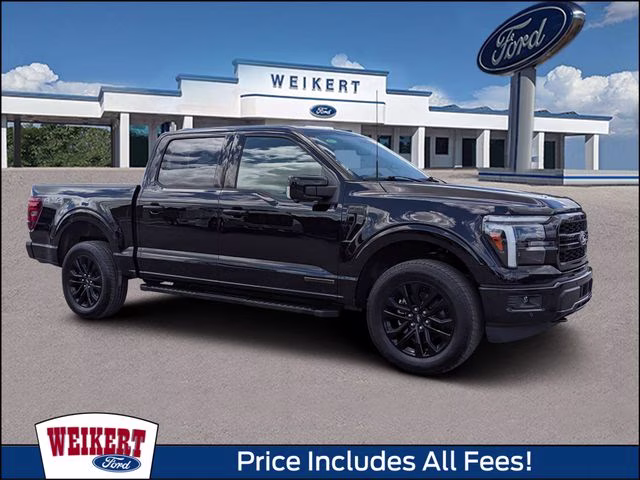 2025 Black Metallic Ford F-150 Lariat 4X4 Truck