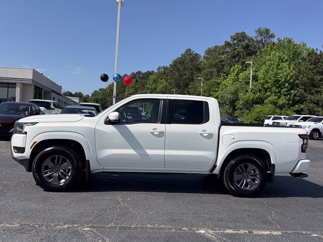 2025 Glacier White Nissan Frontier SV RWD Truck