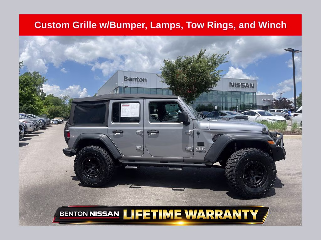 2018 Billet Silver Metallic Clearcoat Jeep Wrangler Unlimited Sport S 4X4 SUV
