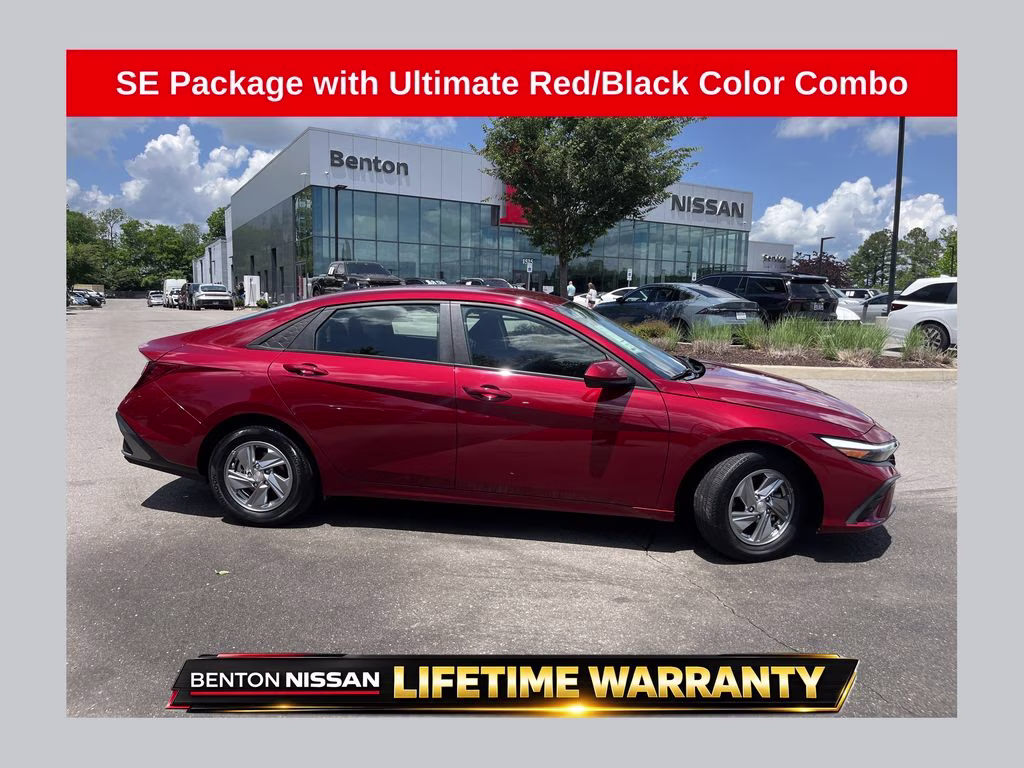 2024 Ultimate Red Hyundai Elantra SE FWD Sedan