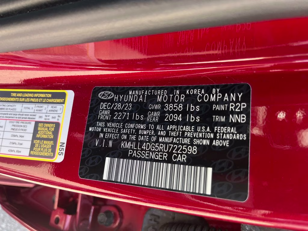 2024 Ultimate Red Hyundai Elantra SE FWD Sedan