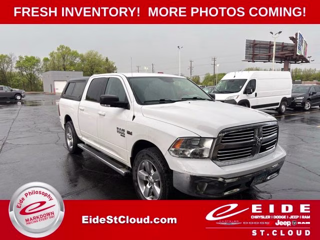 2019 Bright White Clearcoat Ram 1500 Big Horn 4X4 Truck