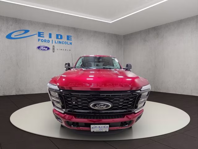 2026 Ruby Red Metallic Tinted Clearcoat Ford Super Duty F-350 SRW Lariat Black Appearance 4X4 Truck