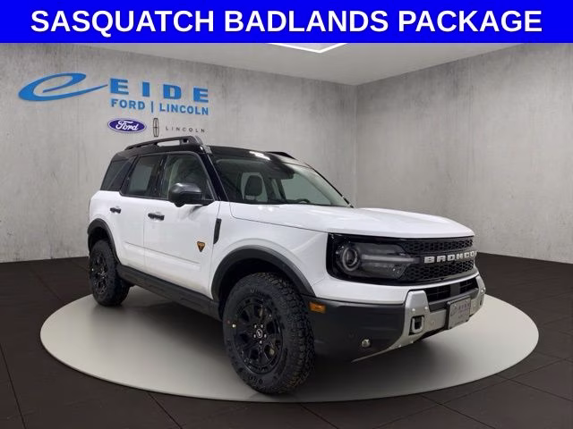 2026 Oxford White Ford Bronco Sport Badlands 4X4 SUV