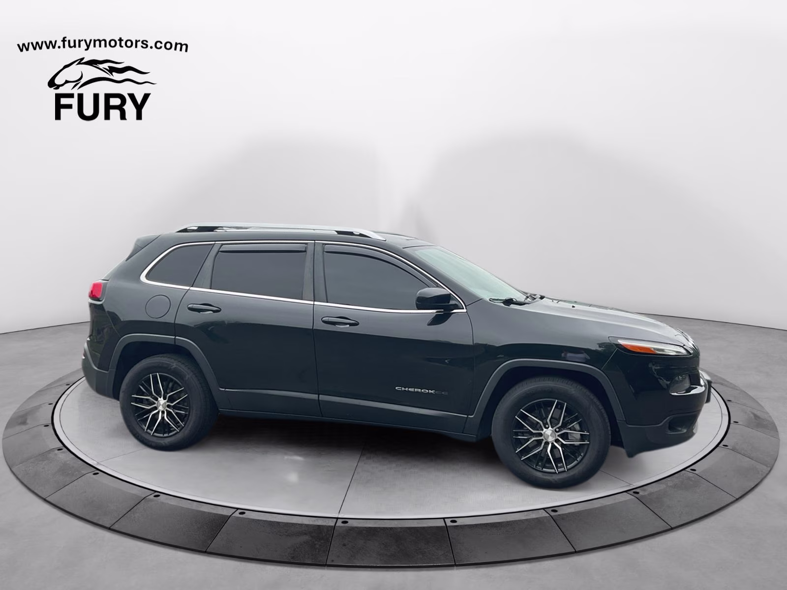 2015 Brilliant Black Crystal Pearlcoat Jeep Cherokee Latitude 4X4 SUV