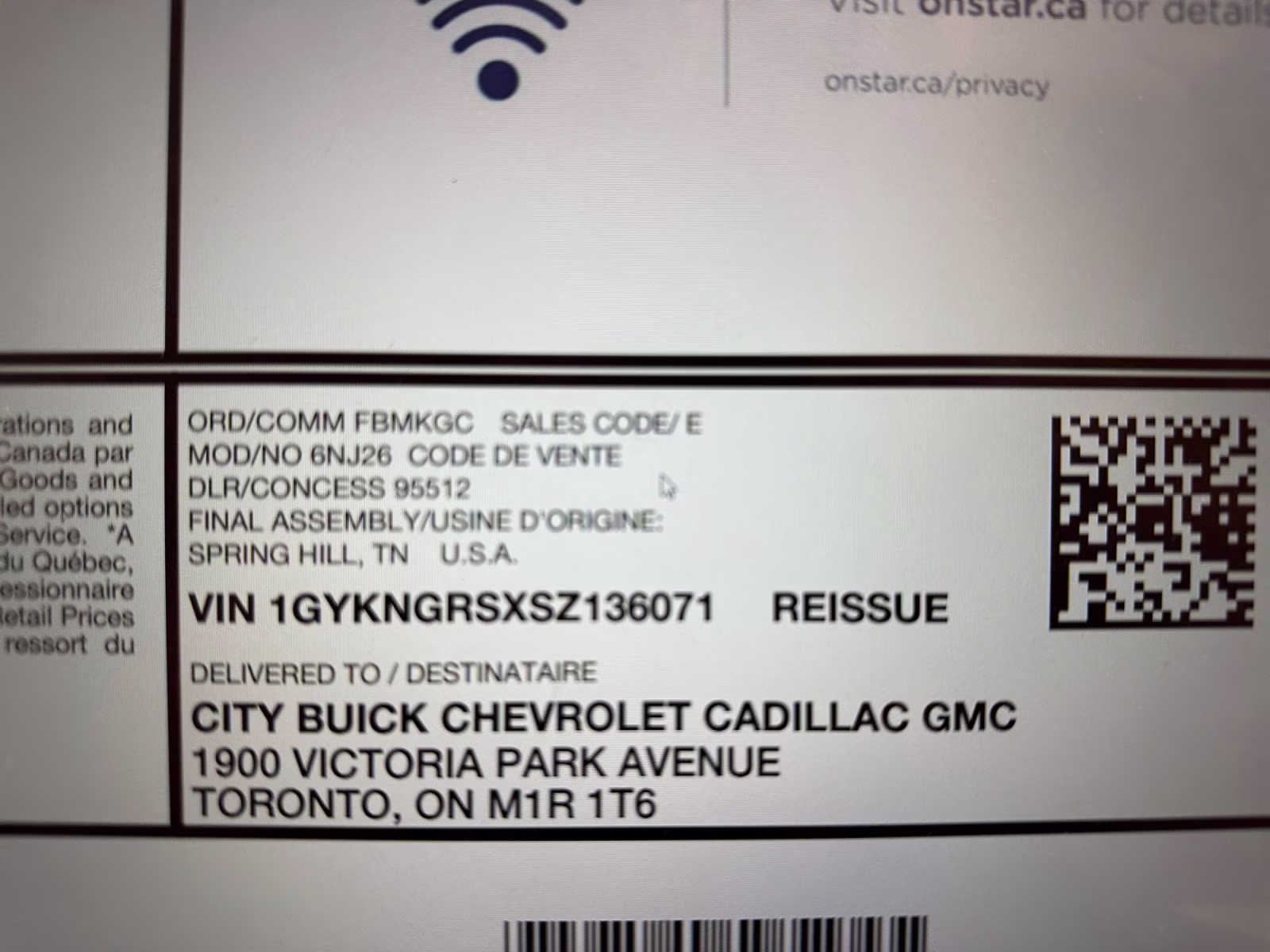 2025 Midnight Sky Metallic Cadillac XT5 Sport AWD SUV
