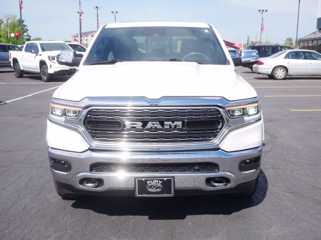 2020 Ivory White Tri-Coat Pearlcoat Ram 1500 Limited 4X4 Truck