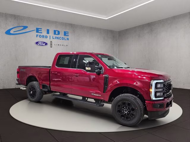 2026 Ruby Red Metallic Tinted Clearcoat Ford Super Duty F-350 SRW Lariat Black Appearance 4X4 Truck