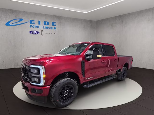 2026 Ruby Red Metallic Tinted Clearcoat Ford Super Duty F-350 SRW Lariat Black Appearance 4X4 Truck