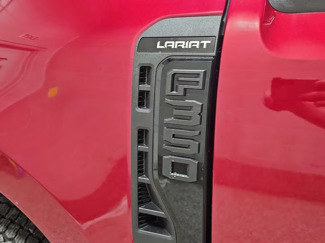 2026 Ruby Red Metallic Tinted Clearcoat Ford Super Duty F-350 SRW Lariat Black Appearance 4X4 Truck