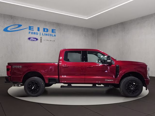 2026 Ruby Red Metallic Tinted Clearcoat Ford Super Duty F-350 SRW Lariat Black Appearance 4X4 Truck