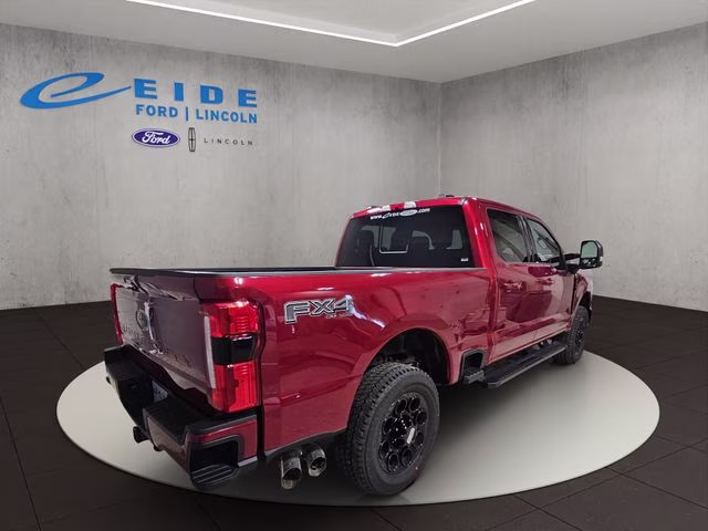 2026 Ruby Red Metallic Tinted Clearcoat Ford Super Duty F-350 SRW Lariat Black Appearance 4X4 Truck