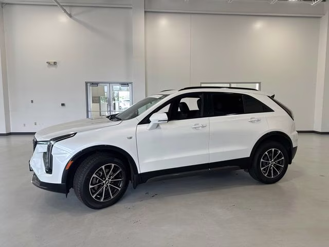 2024 Crystal White Tricoat Cadillac XT4 Sport AWD SUV
