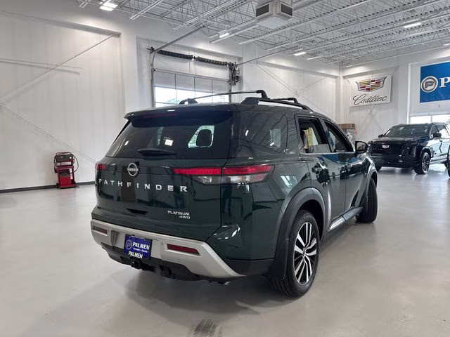 2024 Obsidian Green Pearl/Super Black Nissan Pathfinder Platinum 4X4 SUV