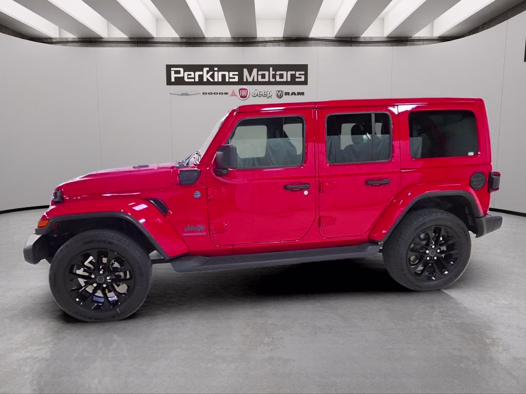 2025 Firecracker Red Clearcoat Jeep Wrangler 4xe Sahara 4X4 SUV