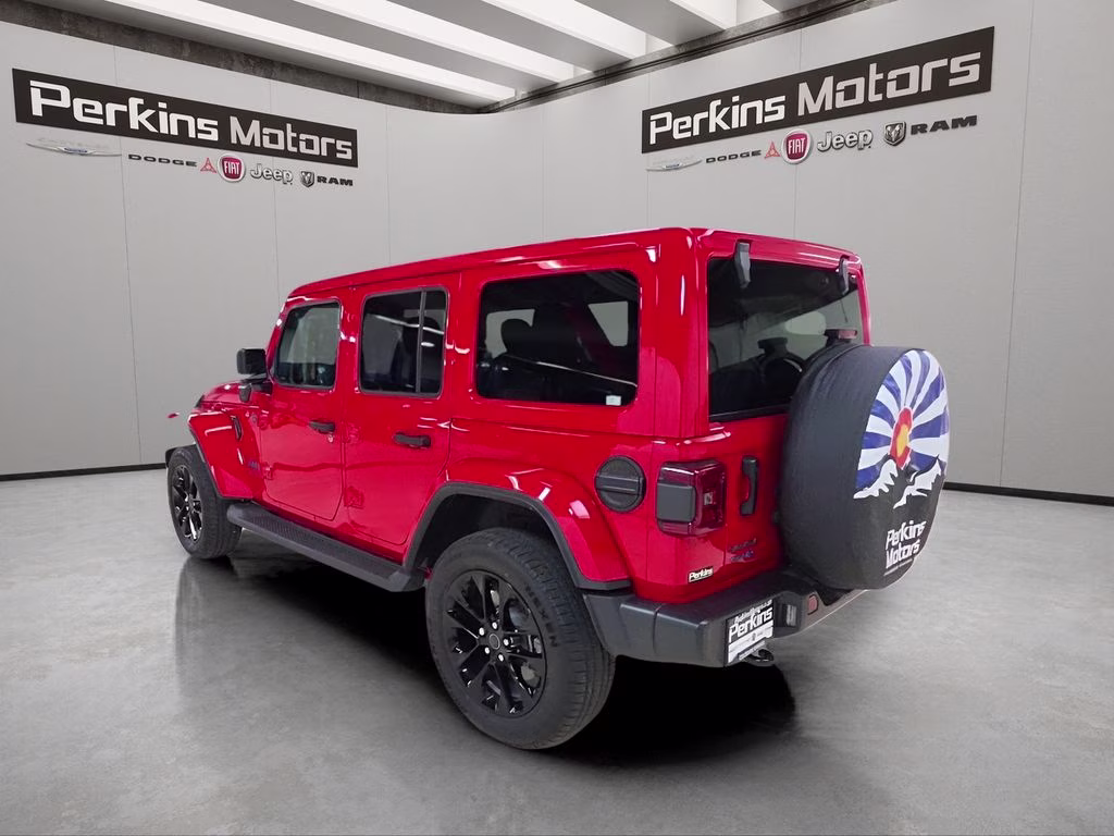 2025 Firecracker Red Clearcoat Jeep Wrangler 4xe Sahara 4X4 SUV