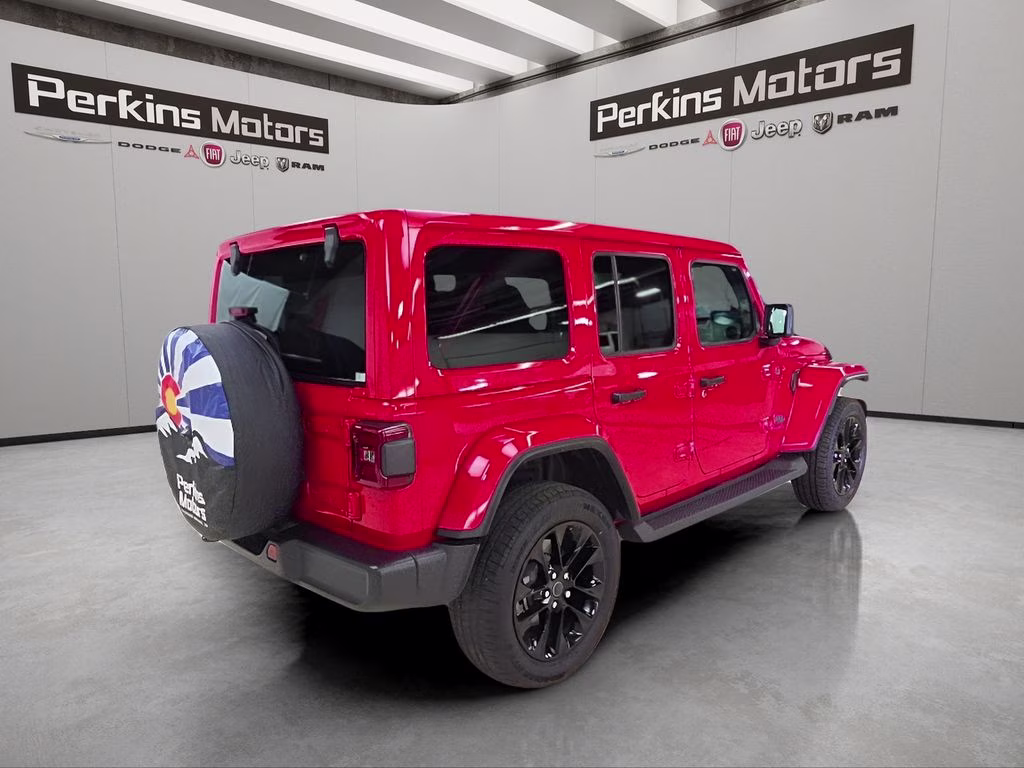 2025 Firecracker Red Clearcoat Jeep Wrangler 4xe Sahara 4X4 SUV