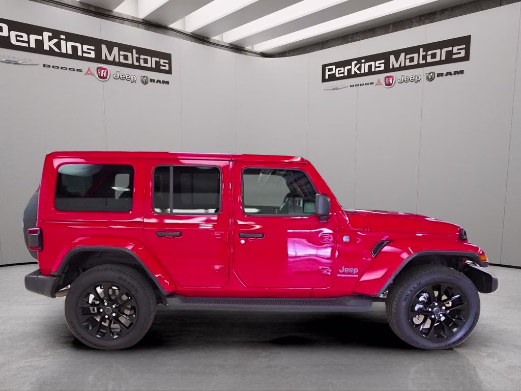 2025 Firecracker Red Clearcoat Jeep Wrangler 4xe Sahara 4X4 SUV