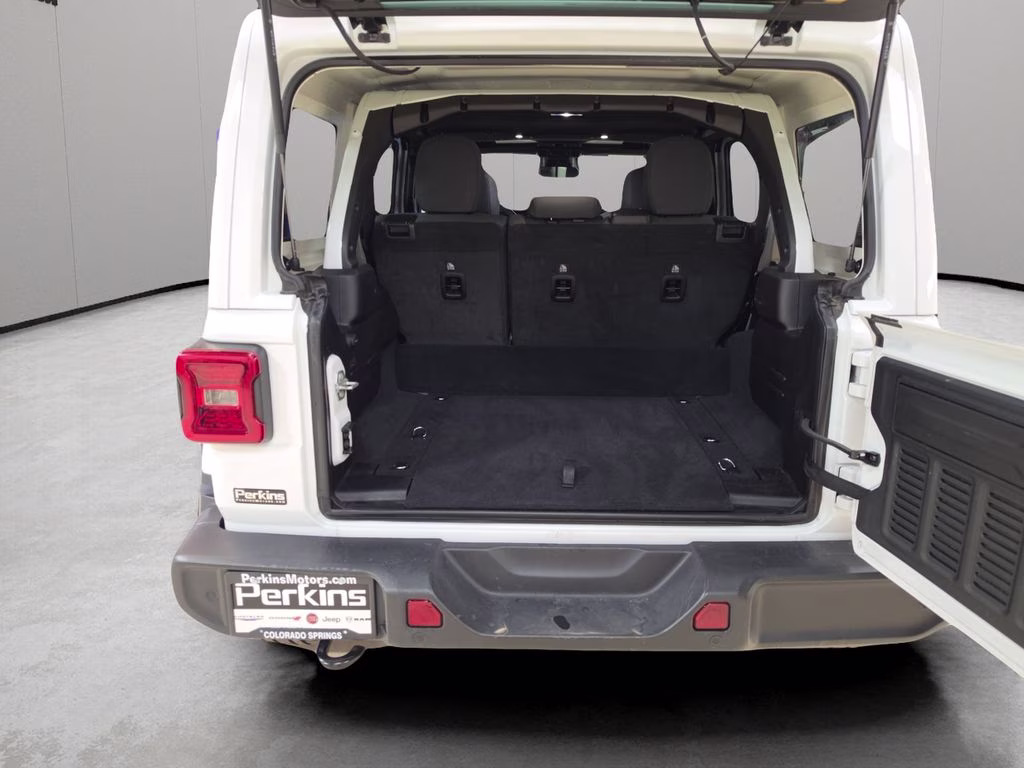 2025 Bright White Clearcoat Jeep Wrangler 4xe Sahara 4X4 SUV