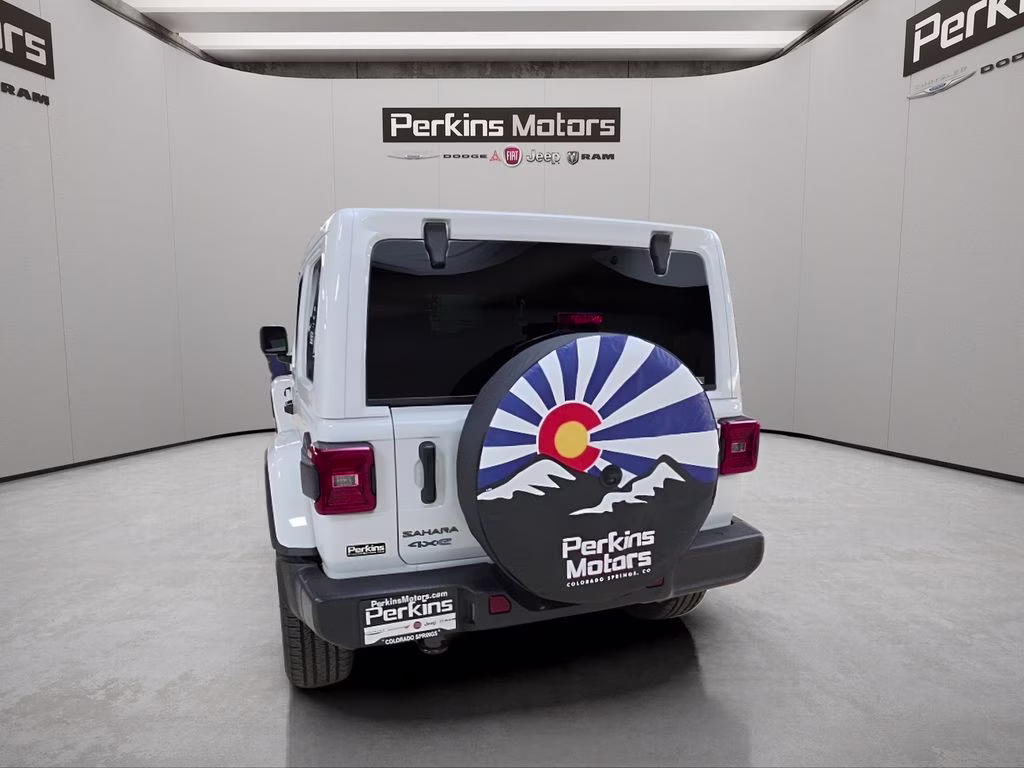 2025 Bright White Clearcoat Jeep Wrangler 4xe Sahara 4X4 SUV