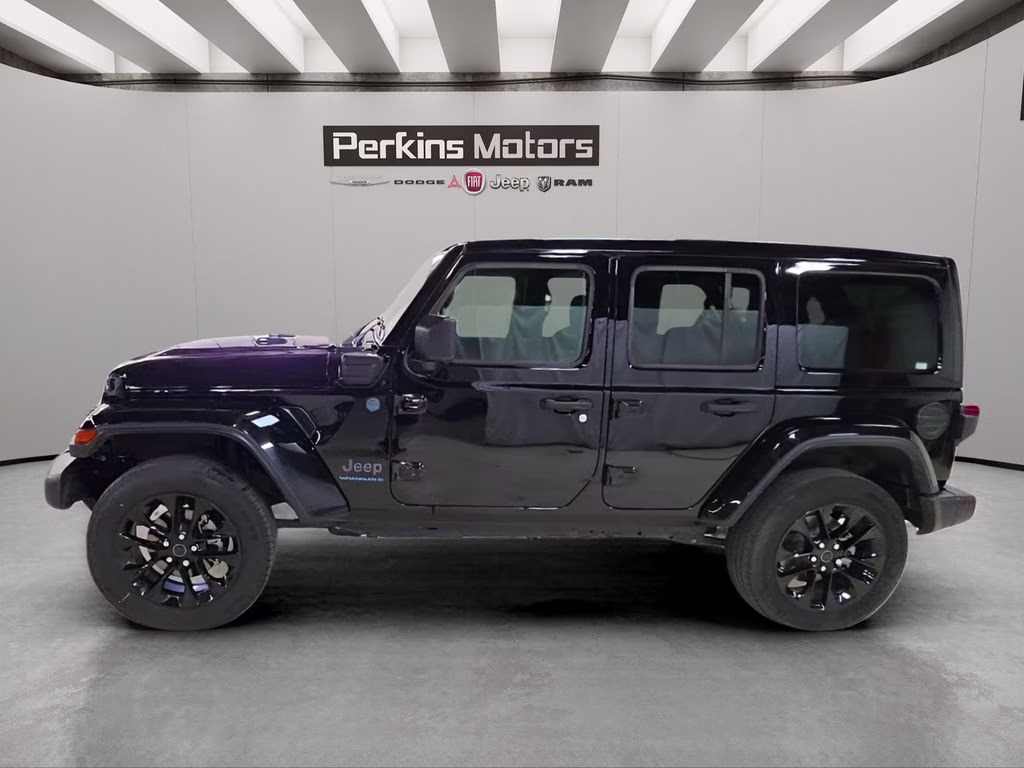 2025 Black Clearcoat Jeep Wrangler 4xe Sahara 4X4 SUV
