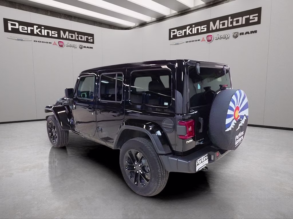 2025 Black Clearcoat Jeep Wrangler 4xe Sahara 4X4 SUV
