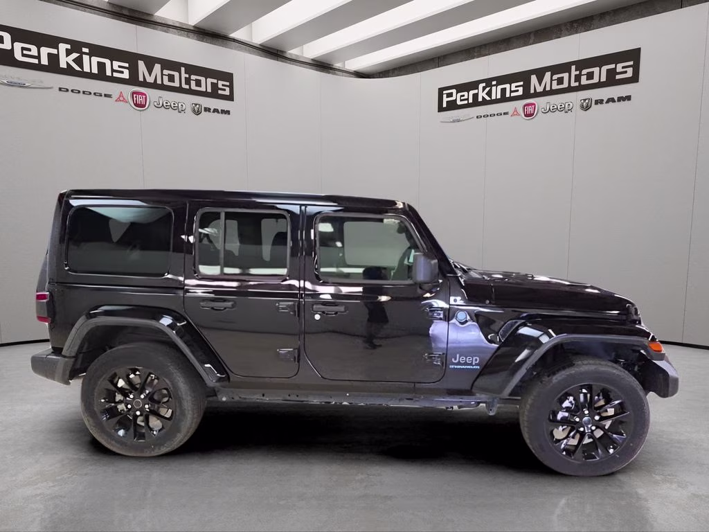 2025 Black Clearcoat Jeep Wrangler 4xe Sahara 4X4 SUV