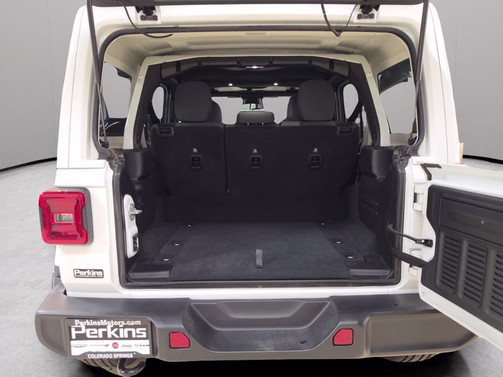 2025 Bright White Clearcoat Jeep Wrangler 4xe Sahara 4X4 SUV