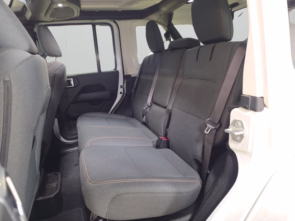 2025 Bright White Clearcoat Jeep Wrangler 4xe Sahara 4X4 SUV