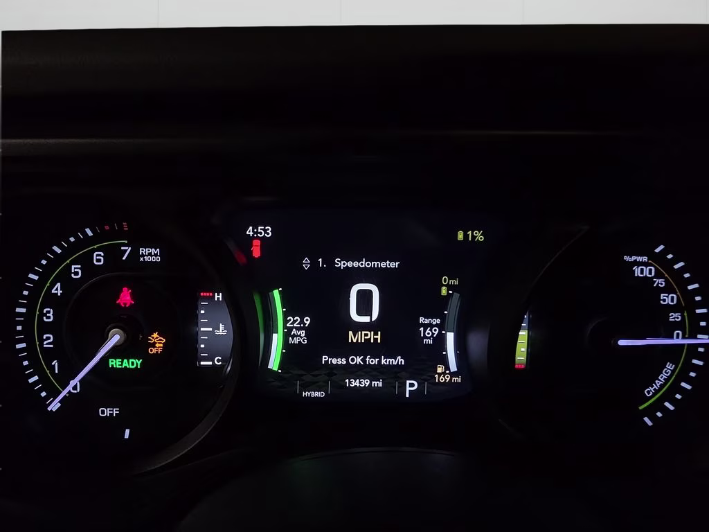 2025 Bright White Clearcoat Jeep Wrangler 4xe Sahara 4X4 SUV