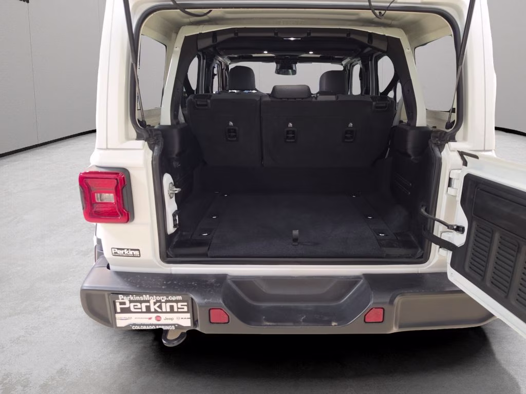 2025 Bright White Clearcoat Jeep Wrangler 4xe Sahara 4X4 SUV