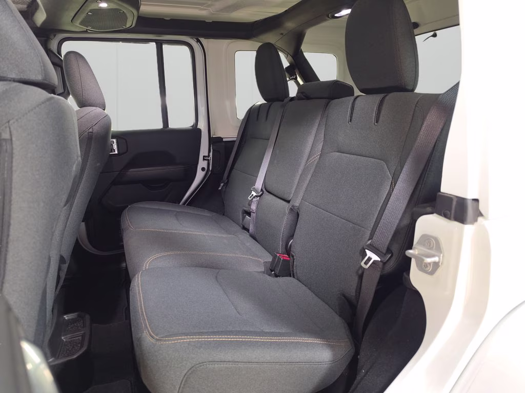 2025 Bright White Clearcoat Jeep Wrangler 4xe Sahara 4X4 SUV