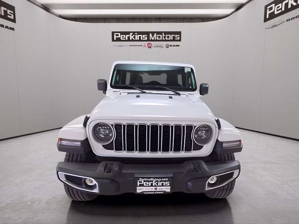 2025 Bright White Clearcoat Jeep Wrangler 4xe Sahara 4X4 SUV