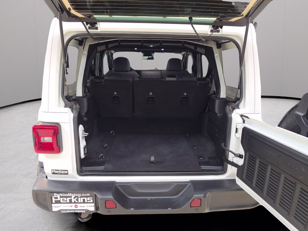 2025 Bright White Clearcoat Jeep Wrangler 4xe Sahara 4X4 SUV