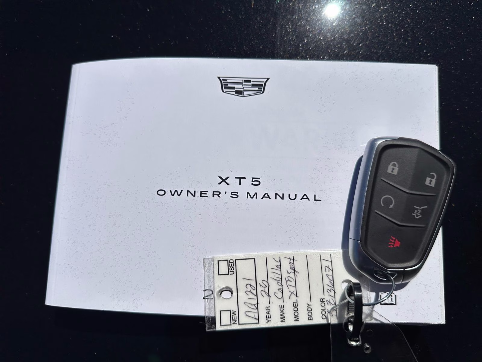 2025 Midnight Sky Metallic Cadillac XT5 Sport AWD SUV