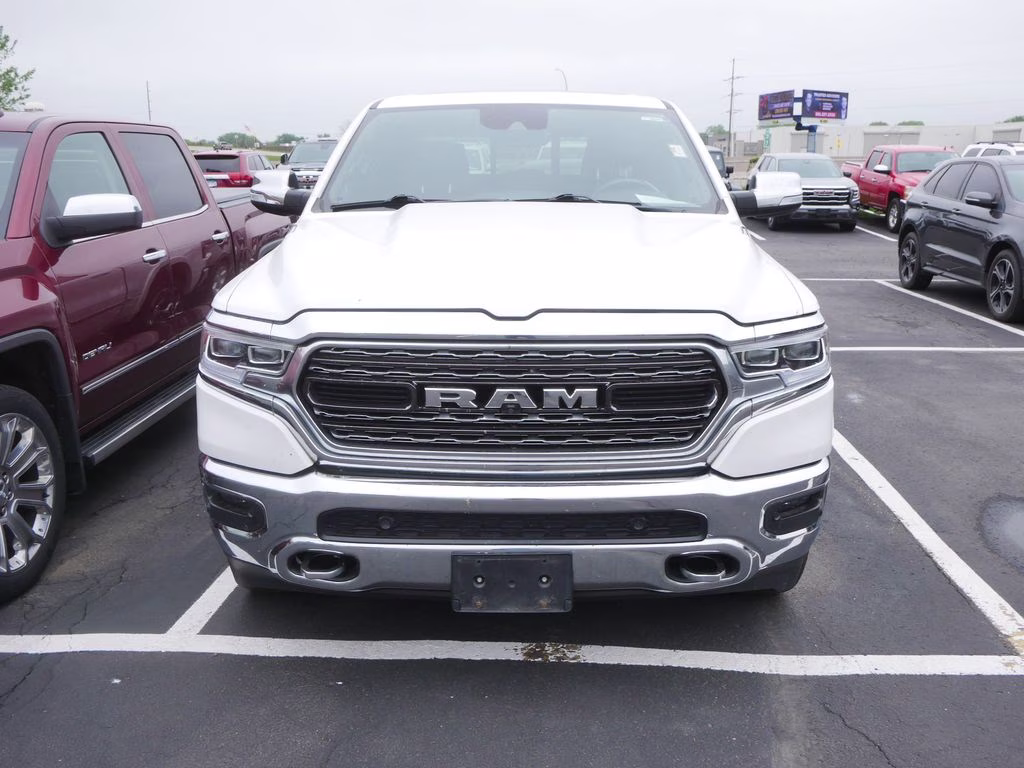 2020 Ivory White Tri-Coat Pearlcoat Ram 1500 Limited 4X4 Truck