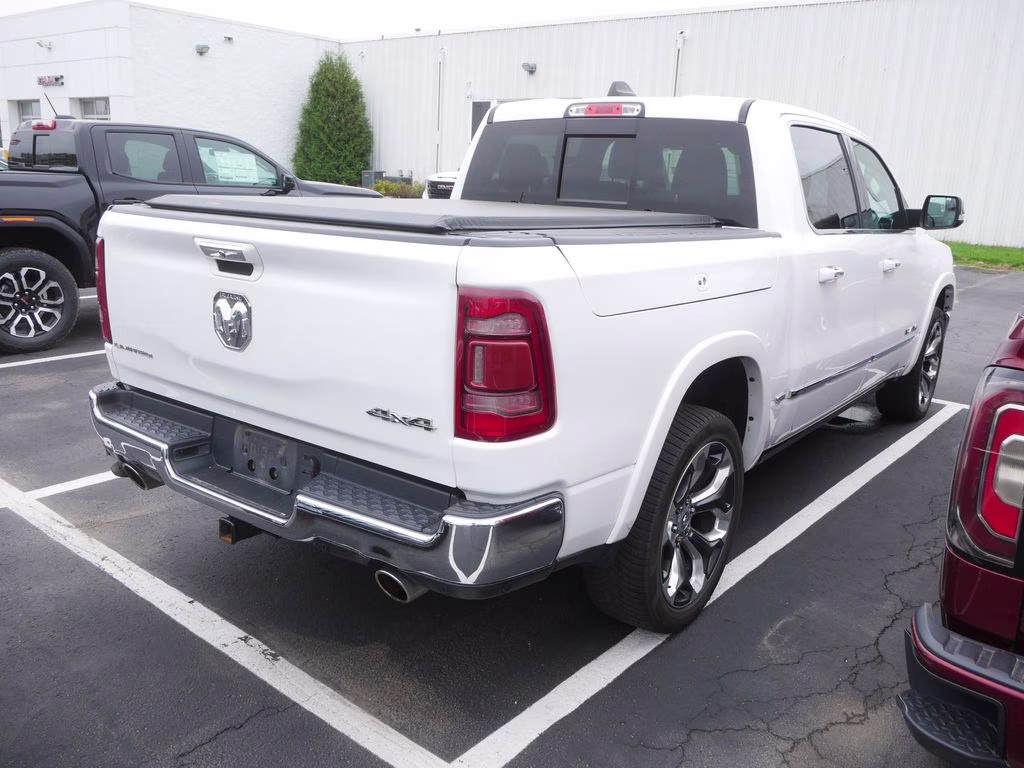 2020 Ivory White Tri-Coat Pearlcoat Ram 1500 Limited 4X4 Truck